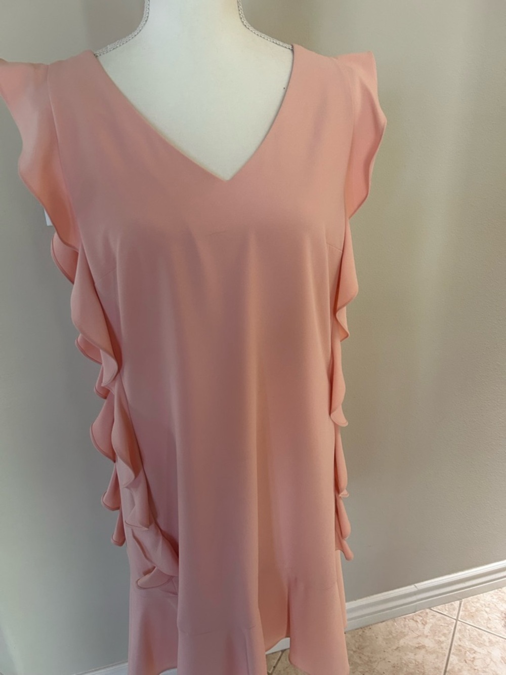 Leslie Fay Ruffled Dress - Picture 3 of 9